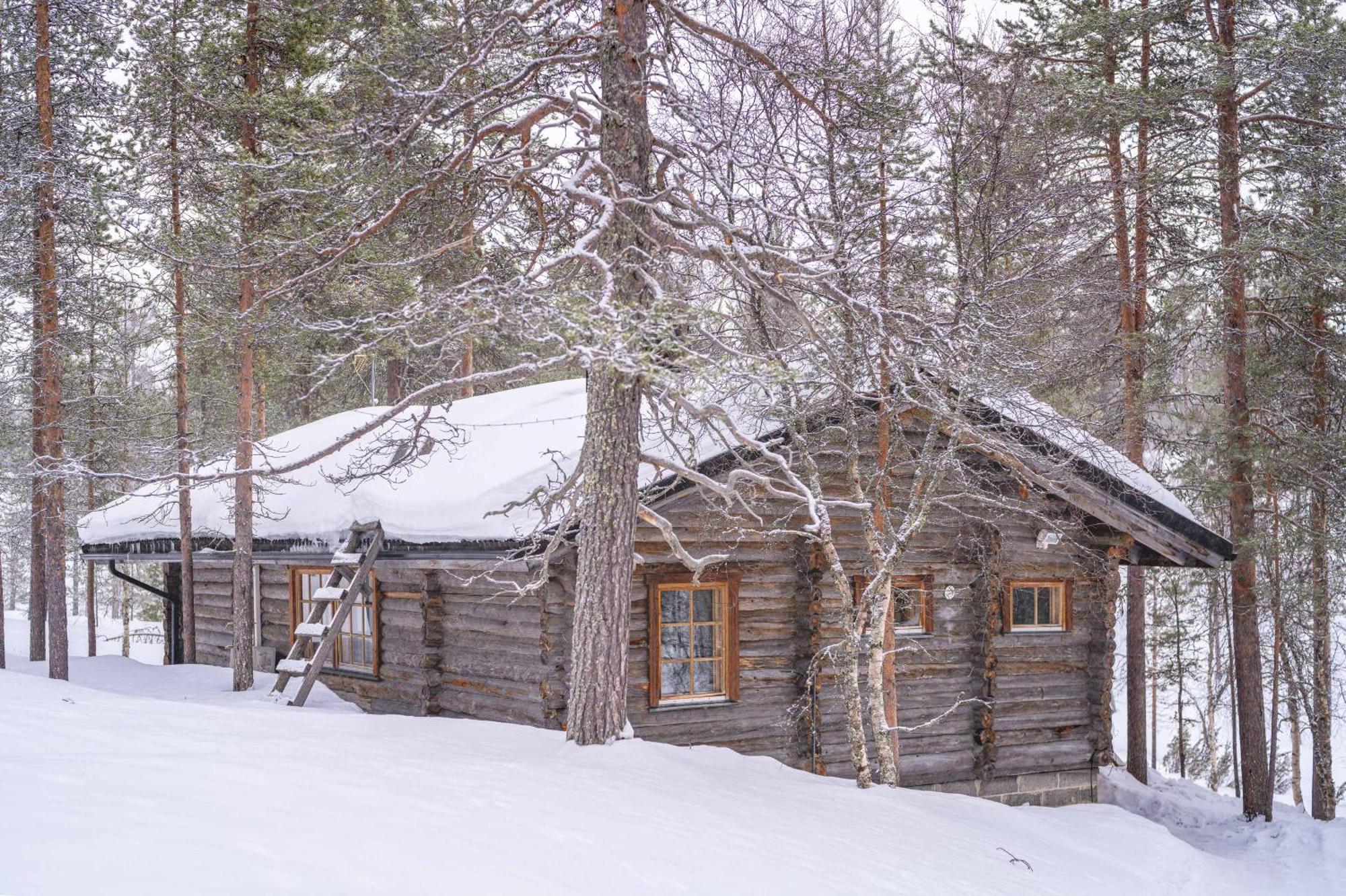 Kuukkeli Log Houses Aurora Cabin - Jaspis Saariselka Exterior foto